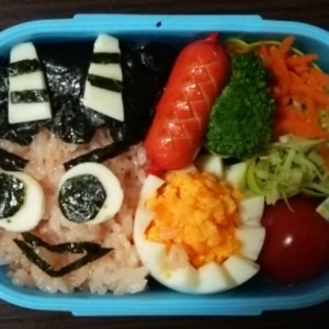 簡単キャラ弁☆節分に！赤オニくんのお弁当♪